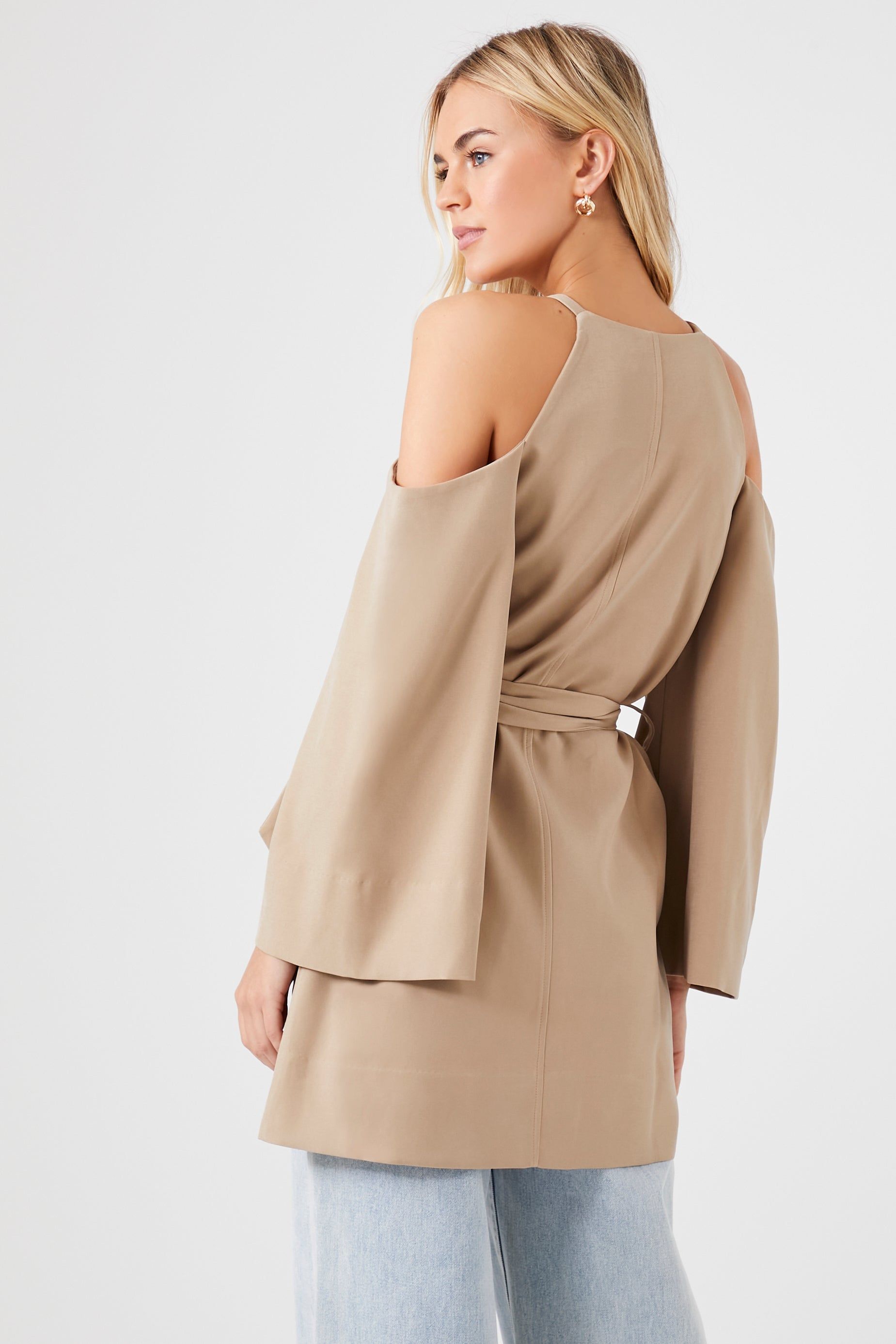 Open-Shoulder Wrap Jacket sold by Urban Planet product image thumbnail 2