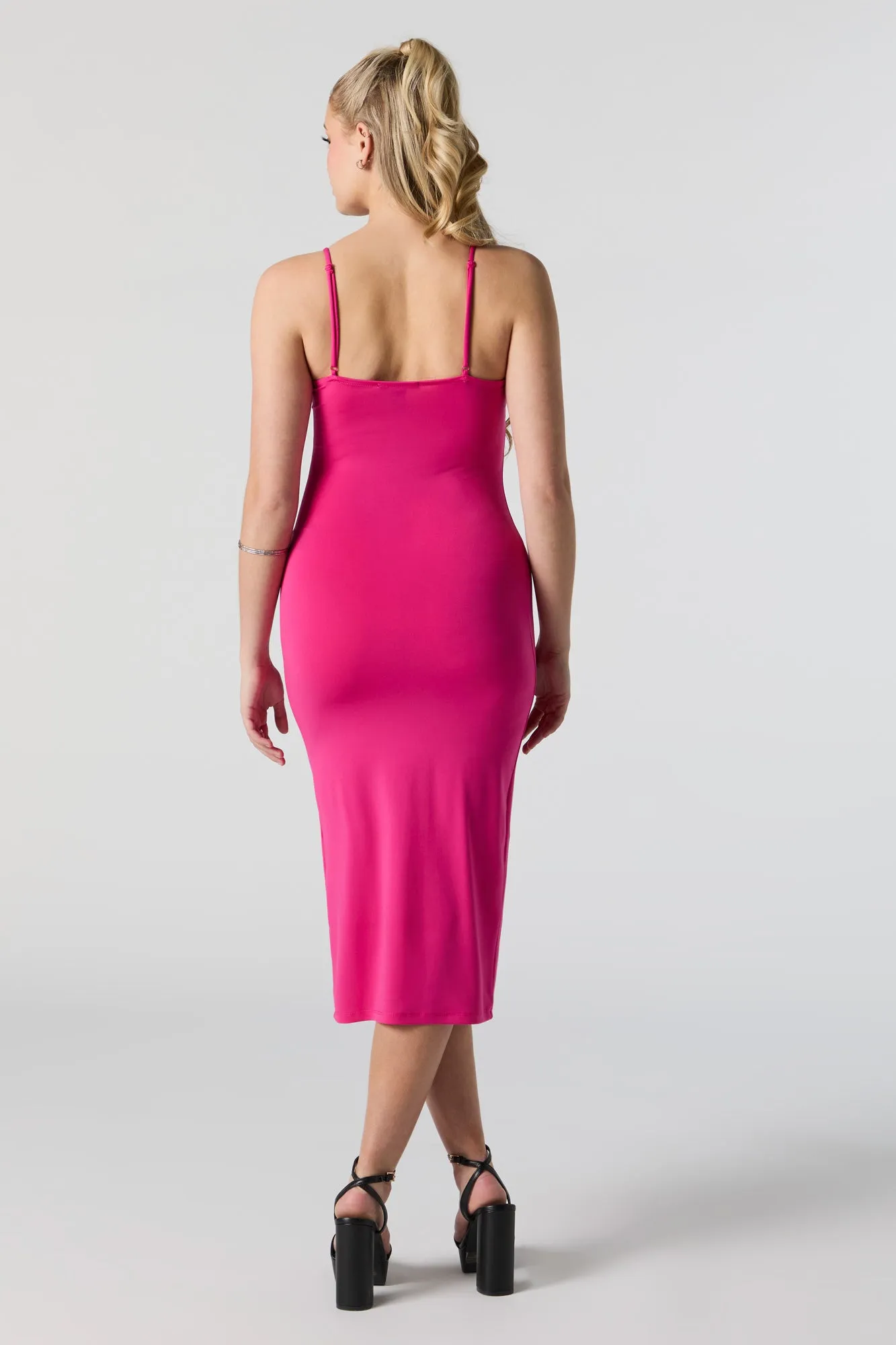 Bodycon Slit Midi Dress sold by Urban Planet product image thumbnail 3