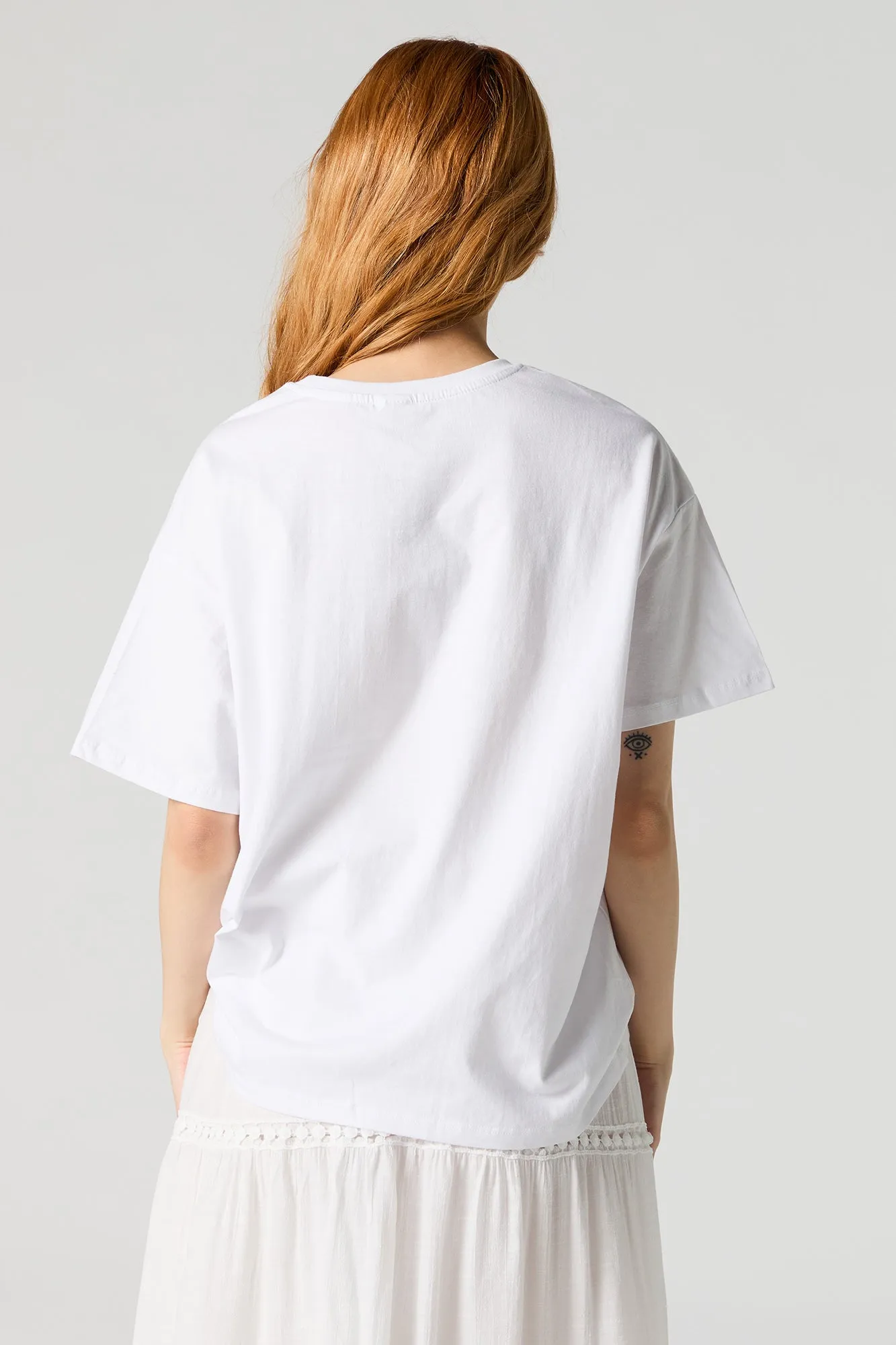 Kuromi Graphic Boyfriend White T-Shirt sold by Urban Planet product image thumbnail 4