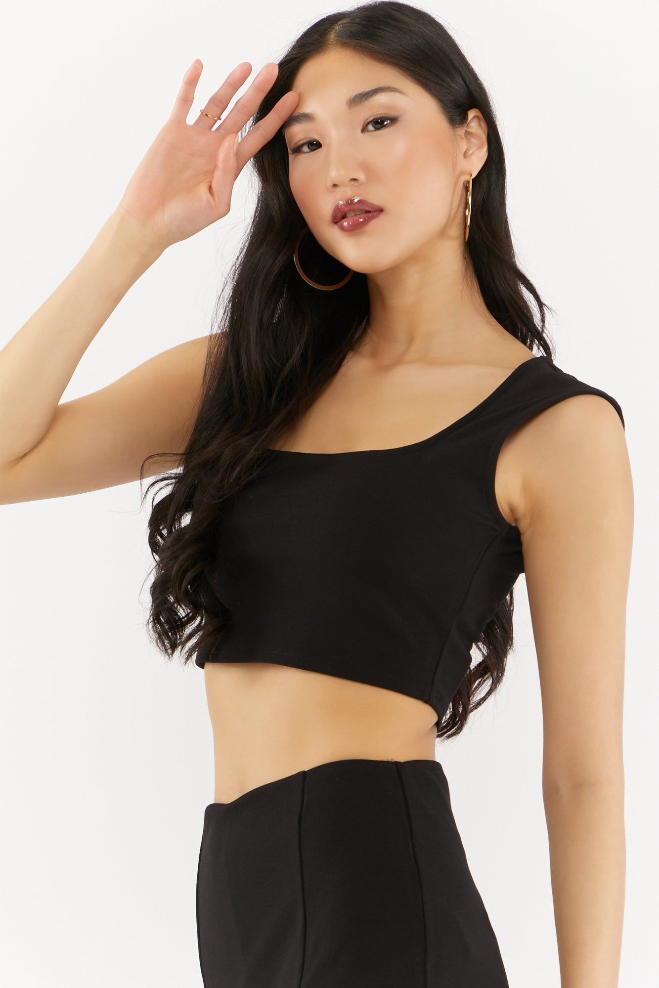 Scoop Neck Crop Top sold by Urban Planet product image thumbnail 2