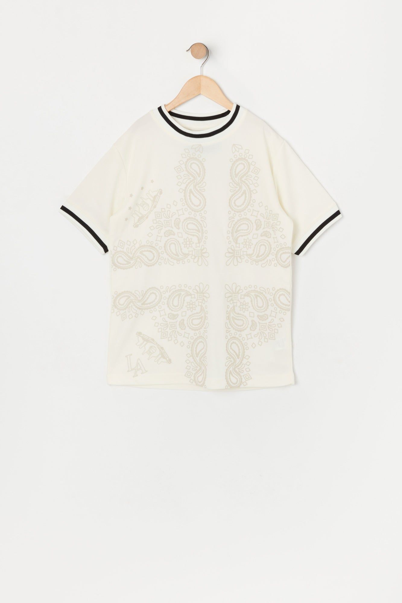 Boys Paisley Print Relaxed T-Shirt sold by Urban Planet product image thumbnail 3