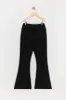 Girls Paris Embroidered Fleece Flare Pant sold by Urban Planet