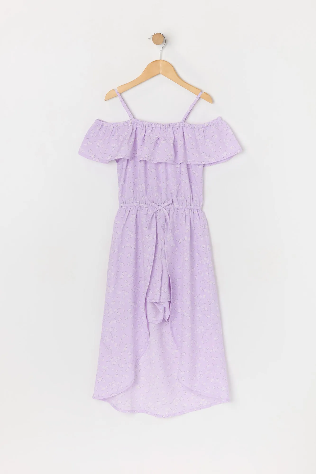 Combi-short fleuri à épaules dénudées pour fille sold by Urban Planet product image thumbnail 3