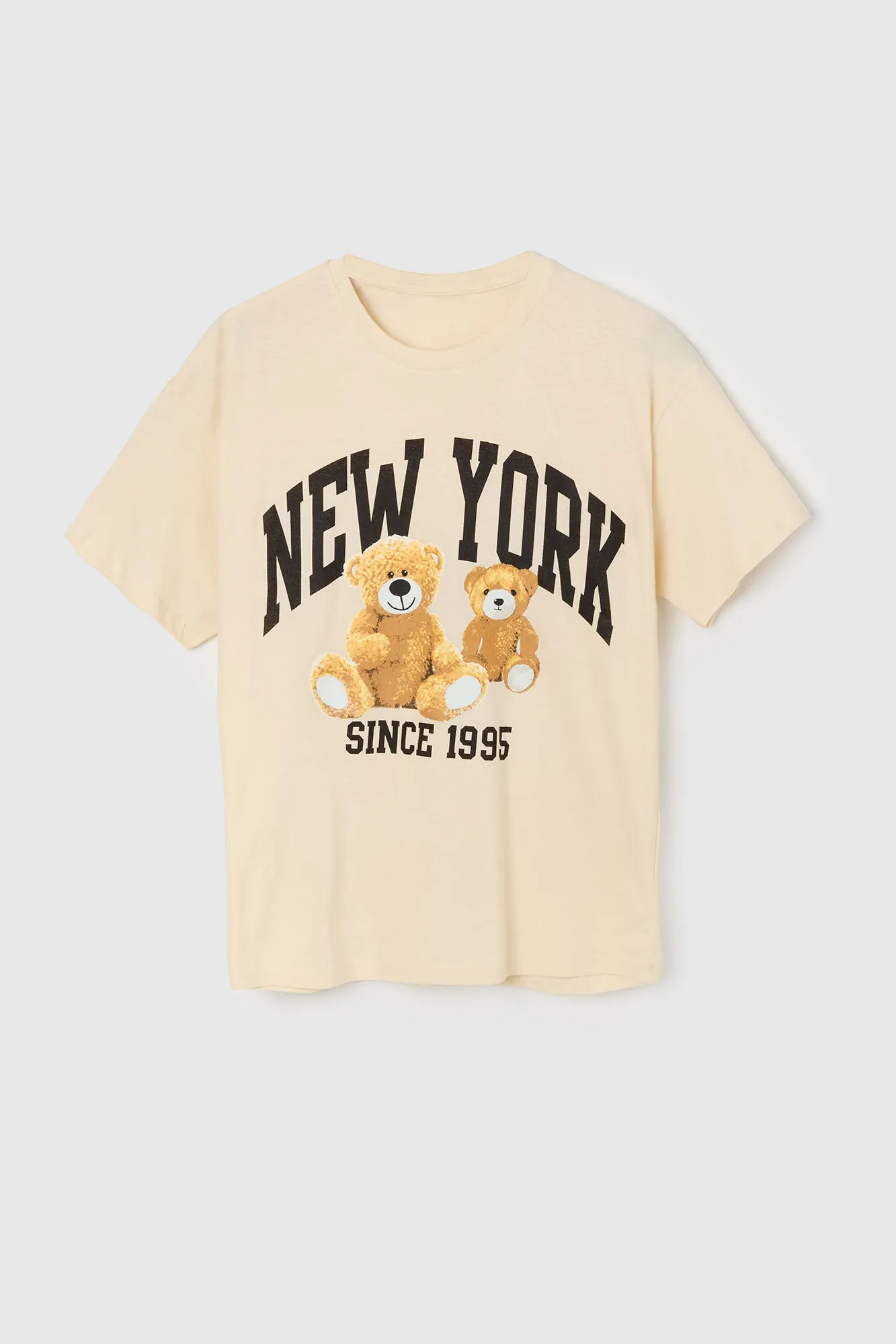 New York Bears Graphic Boyfriend T-Shirt sold by Urban Planet product image thumbnail 4
