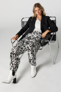White Floral Wide Leg Pant sold by Urban Planet