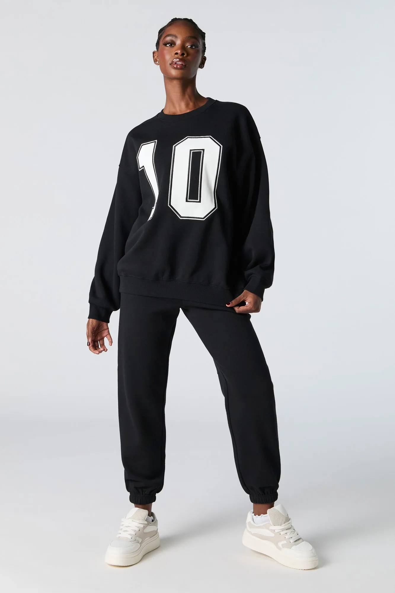 Graphic Fleece Everyday Jogger sold by Urban Planet product image thumbnail 4