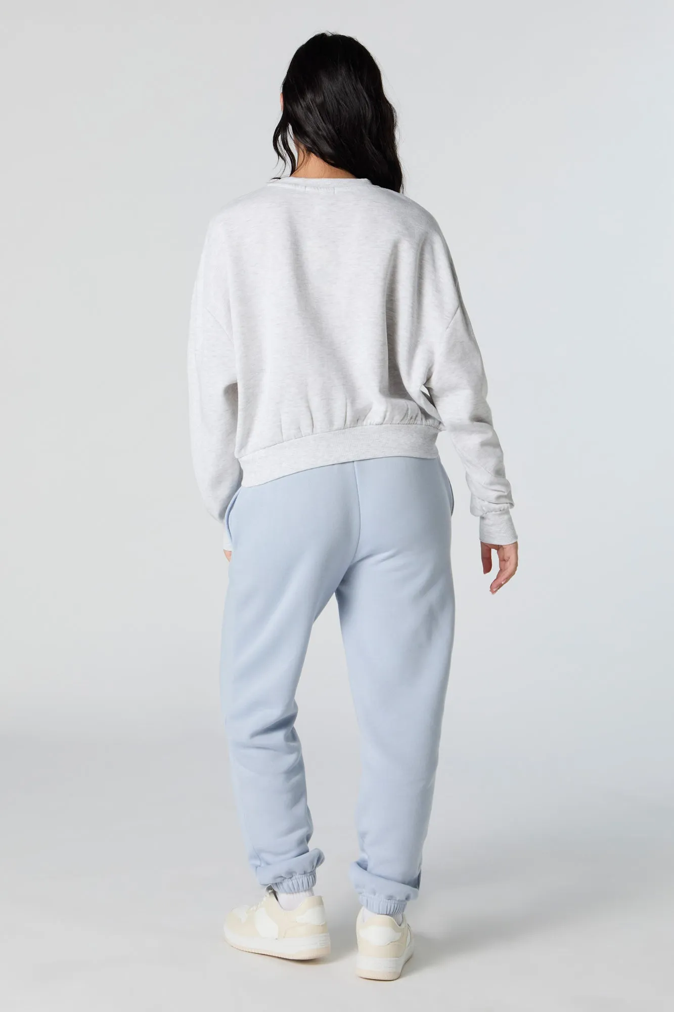 Jogger de style universitaire à jambe large et taille haute sold by Urban Planet product image thumbnail 3