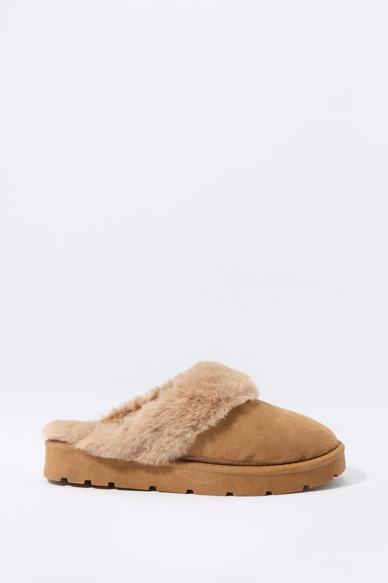 Faux Fur Collared Slipper Bootie sold by Urban Planet product image thumbnail 2