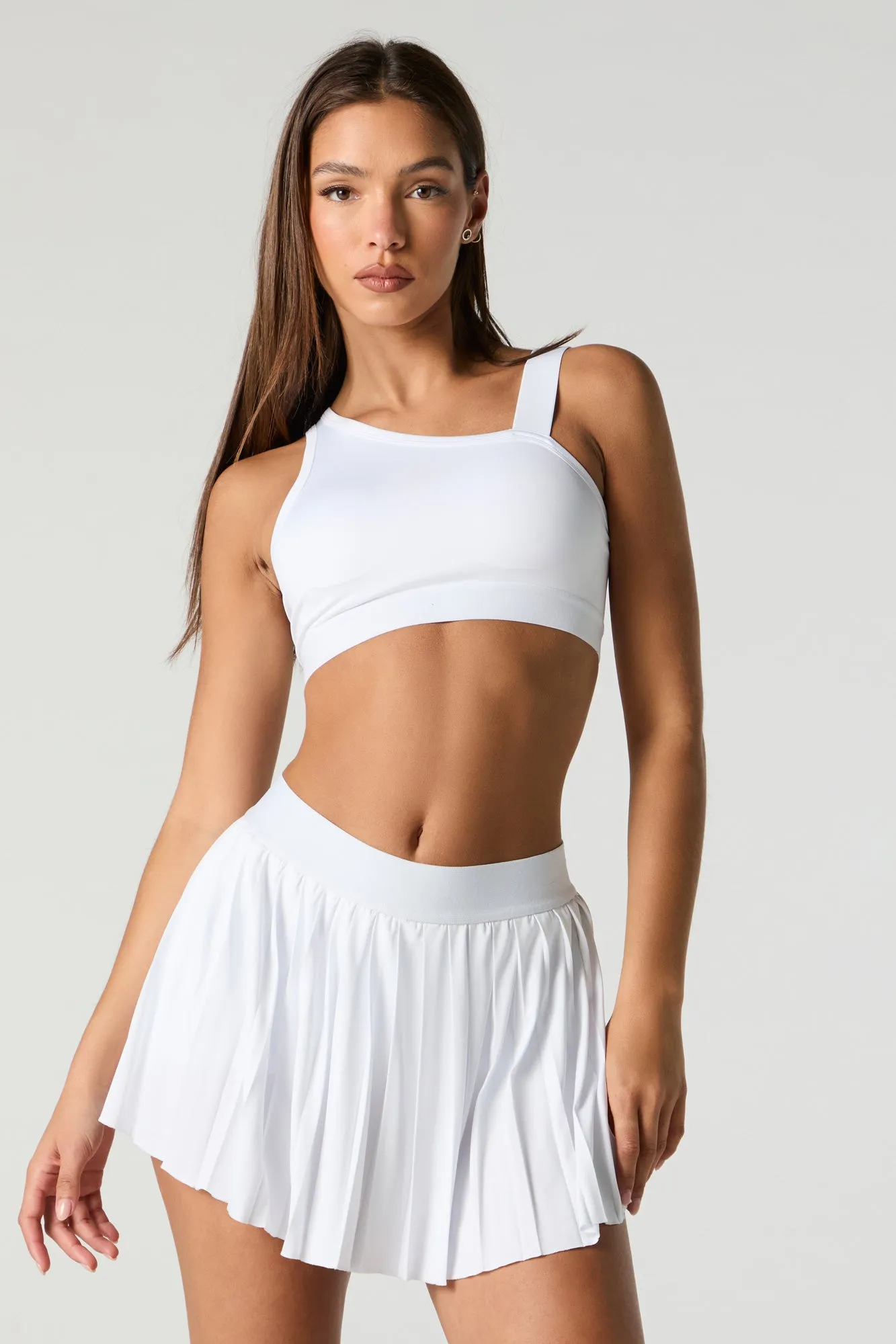 Active One Shoulder Bra with Built-In Cups sold by Urban Planet