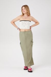 Knit Cropped Tube Top sold by Urban Planet