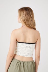 Knit Cropped Tube Top sold by Urban Planet