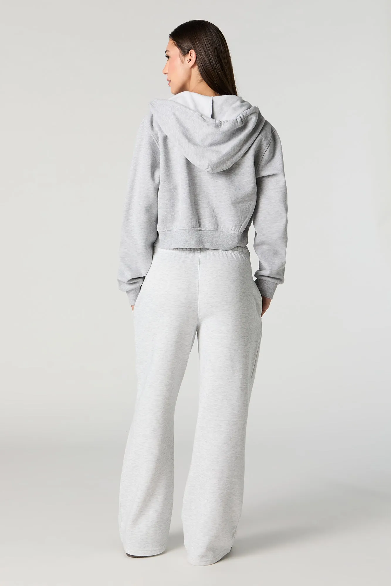 Fleece Wide Leg Varsity Sweatpant sold by Urban Planet product image thumbnail 3