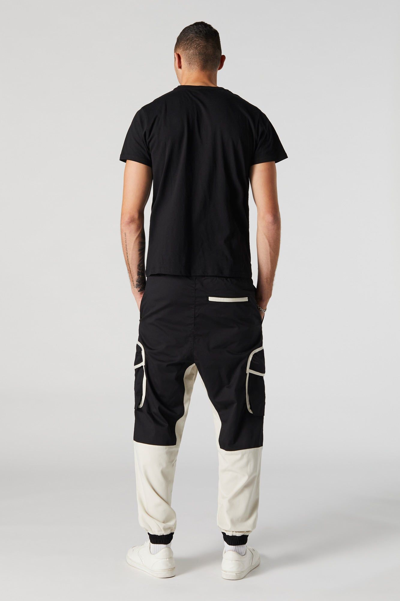 Relaxed Selfmade Colourblock Cargo Jogger sold by Urban Planet product image thumbnail 3