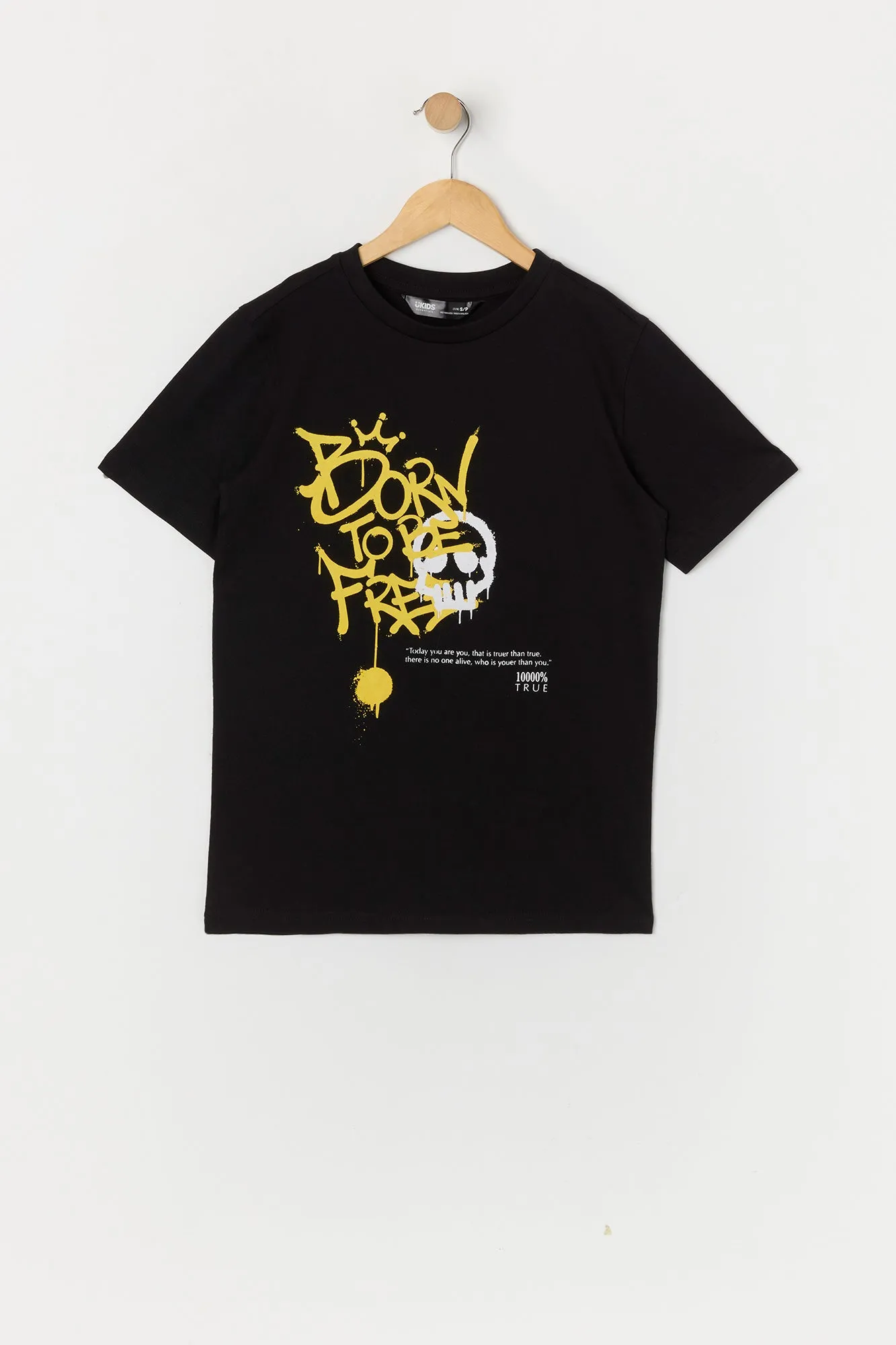 Boys Born to be Free Graphic T-Shirt sold by Urban Planet