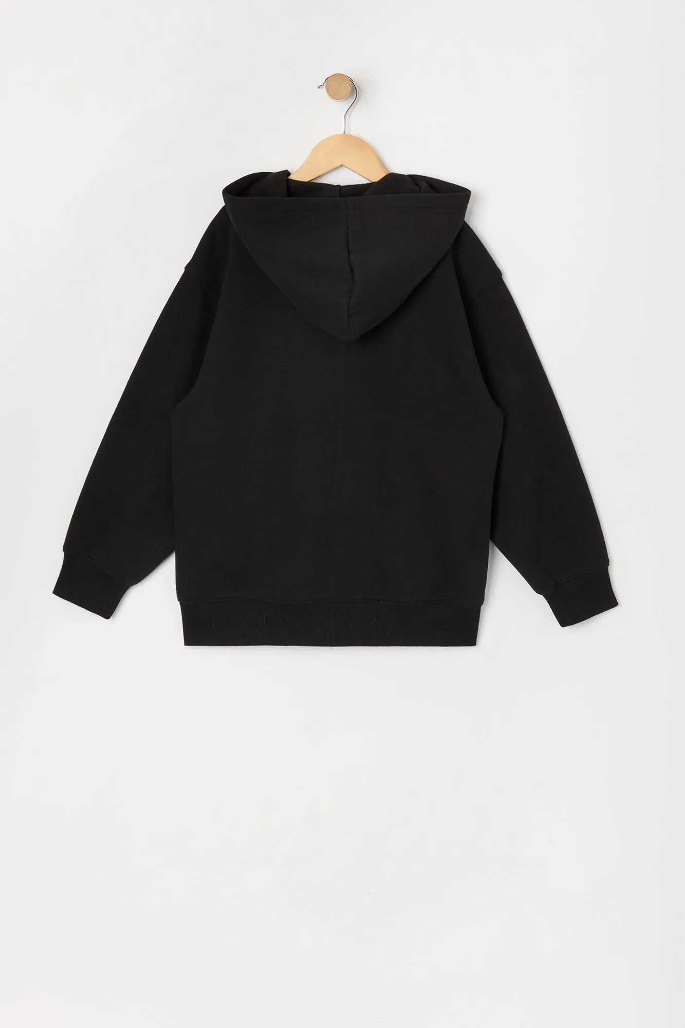 Girls London Embroidered Zip-Up Fleece Hoodie sold by Urban Planet product image thumbnail 2
