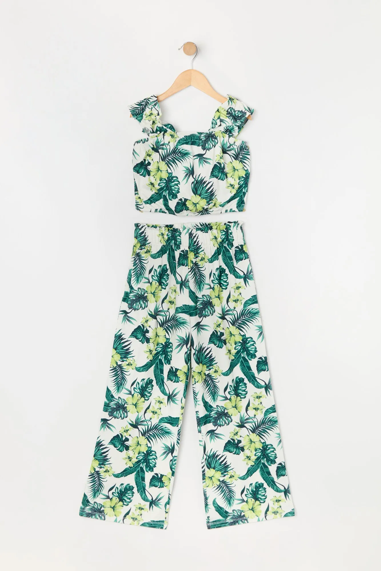 Girls Hawaiian Print Tank and Pant 2 Piece Set sold by Urban Planet