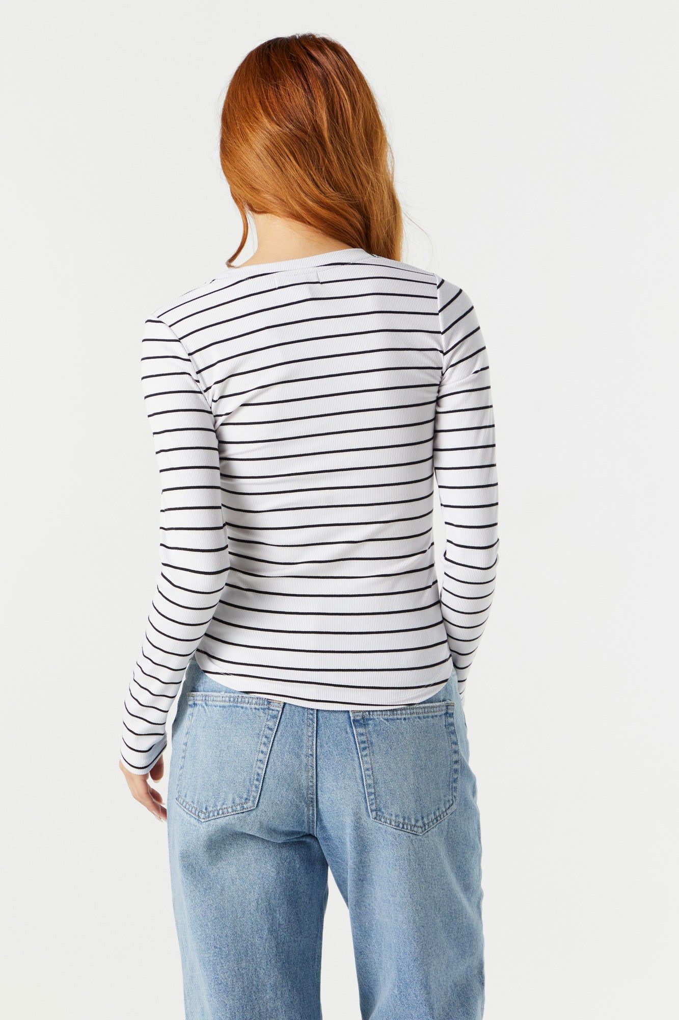 Ribbed Crewneck Long Sleeve Top sold by Urban Planet product image thumbnail 20
