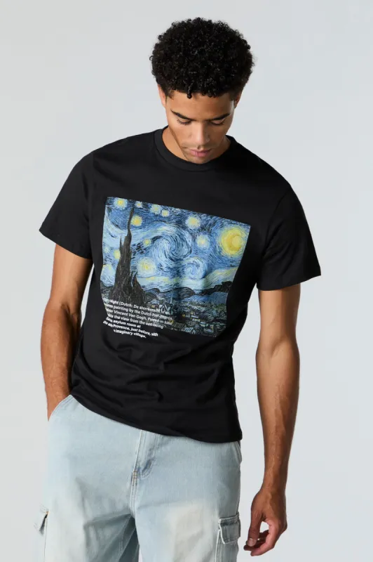 T-shirt à imprimé Starry Night sold by Urban Planet