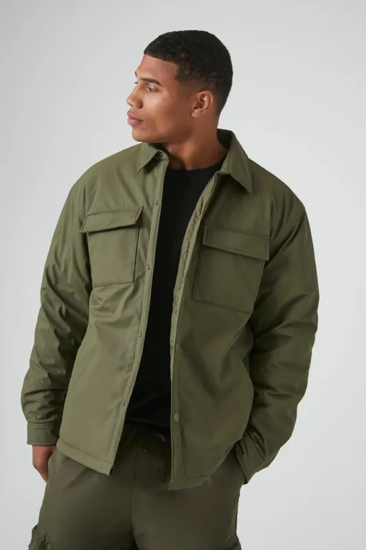 Snap Button Jacket sold by Urban Planet