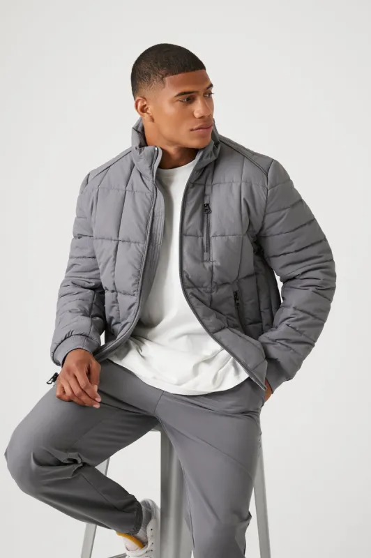 Quilted Puffer Jacket sold by Urban Planet