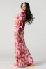 Printed Mesh Maxi Skirt sold by Urban Planet