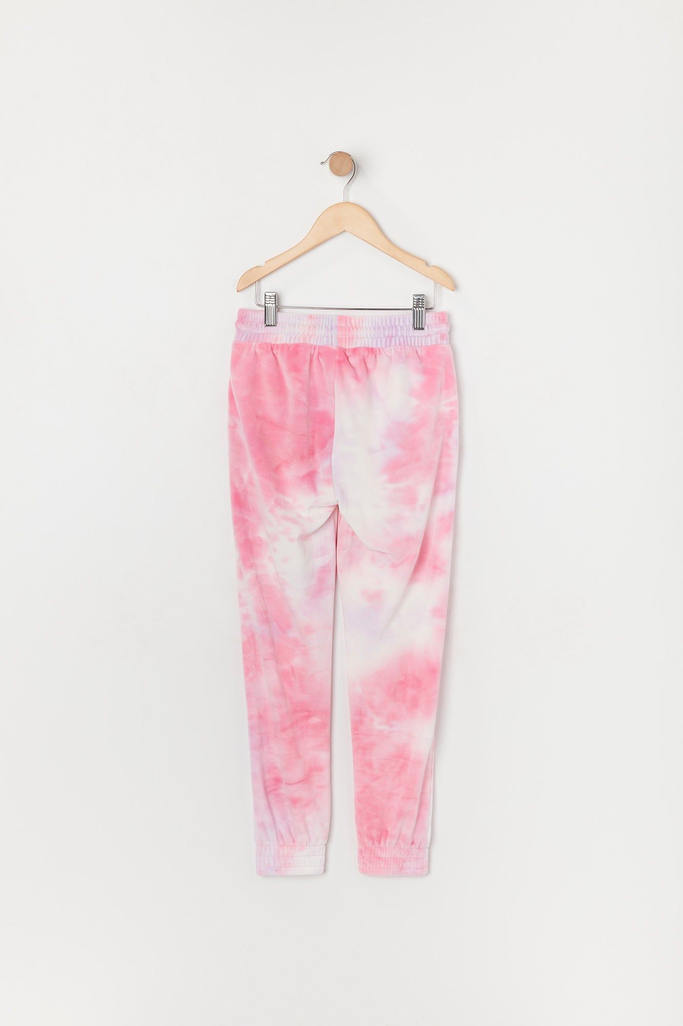 Girls Tie Dye Print Velour Jogger sold by Urban Planet product image thumbnail 2