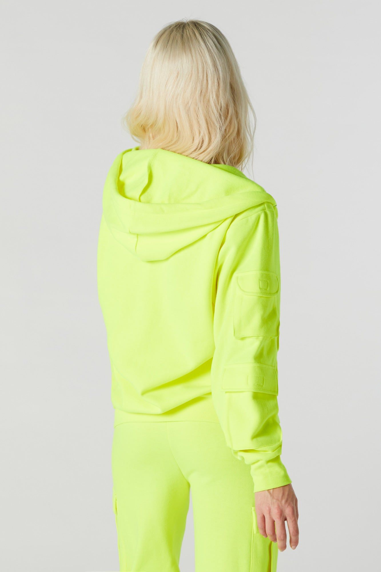 Oversized Cargo Zip-Up Hoodie sold by Urban Planet product image thumbnail 5