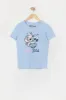 T-shirt bleu à imprimé Stitch and Angel pour fille sold by Urban Planet