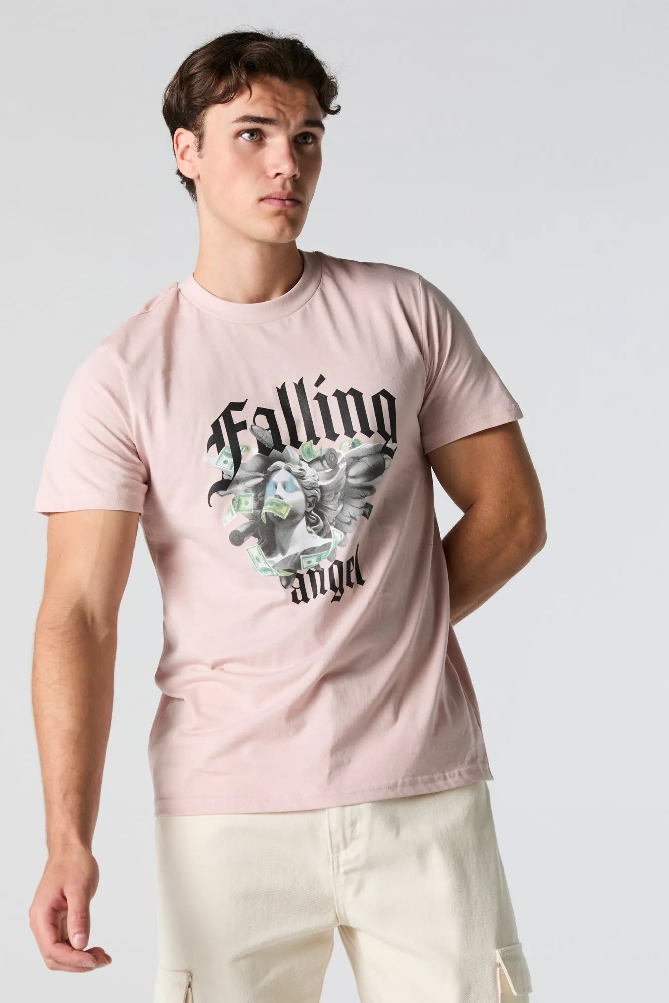 Falling Angel Graphic T-Shirt sold by Urban Planet product image thumbnail 2