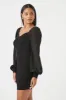 Robe-chandail mini à encolure en c'ur sold by Urban Planet