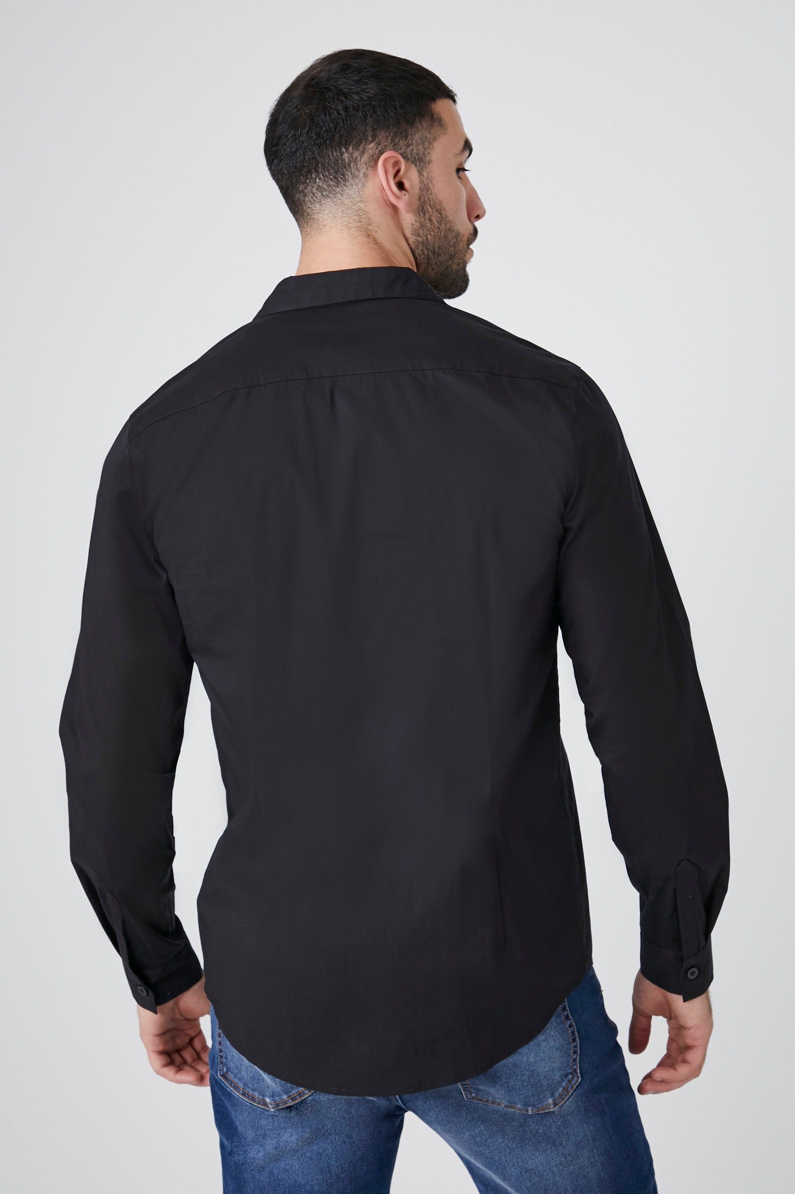 Curve Hem Button-Up Top sold by Urban Planet product image thumbnail 3