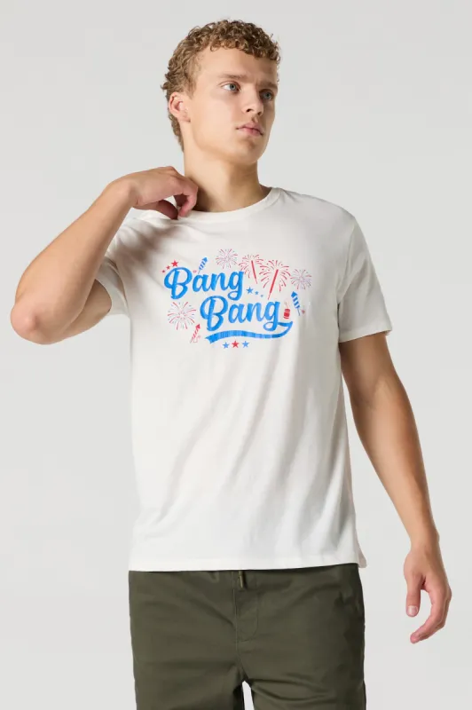 T-shirt à imprimé Bang Bang sold by Urban Planet