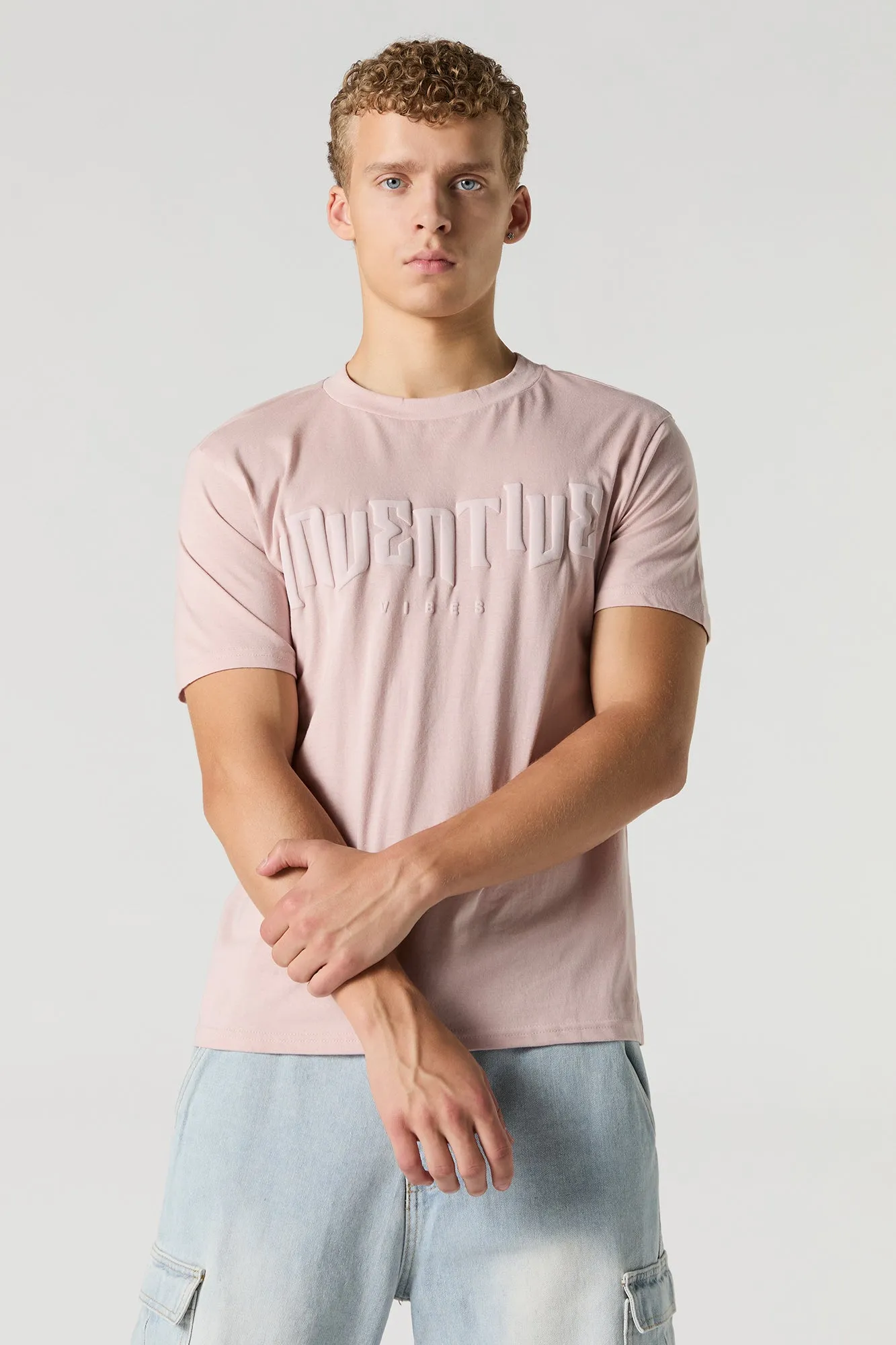 Inventive Puff Print T-Shirt sold by Urban Planet