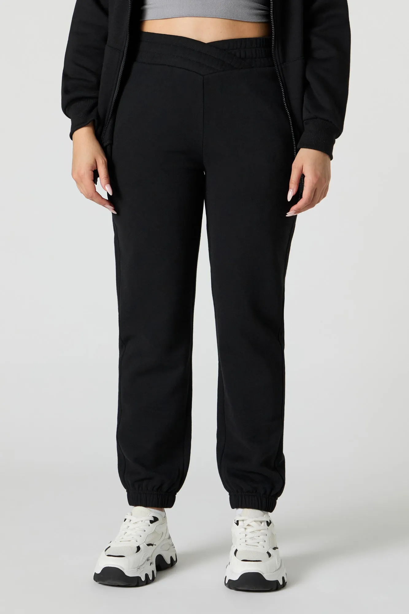Jogger en molleton avec taille en V sold by Urban Planet product image thumbnail 5