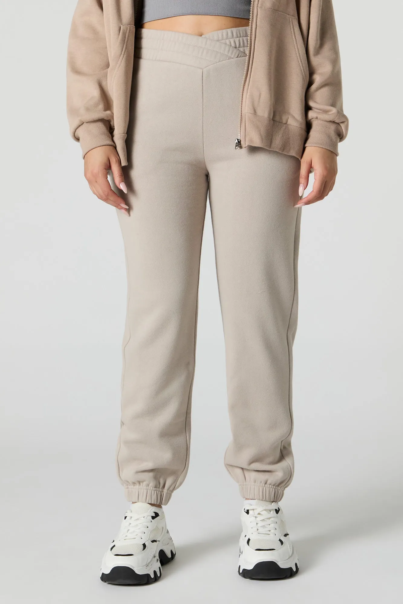 Jogger en molleton avec taille en V sold by Urban Planet product image thumbnail 2