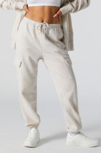 Soft Fleece Cargo Jogger sold by Urban Planet