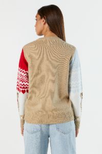 Chandail de Noël en jersey jacquard à imprimé Ourson sold by Urban Planet