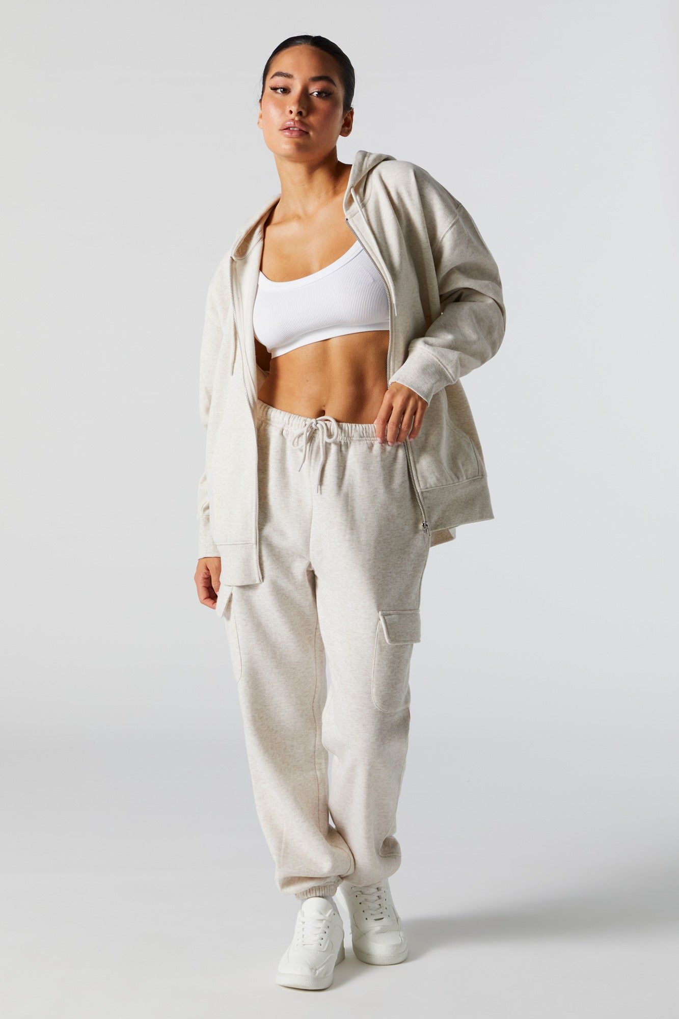 Soft Fleece Cargo Jogger sold by Urban Planet