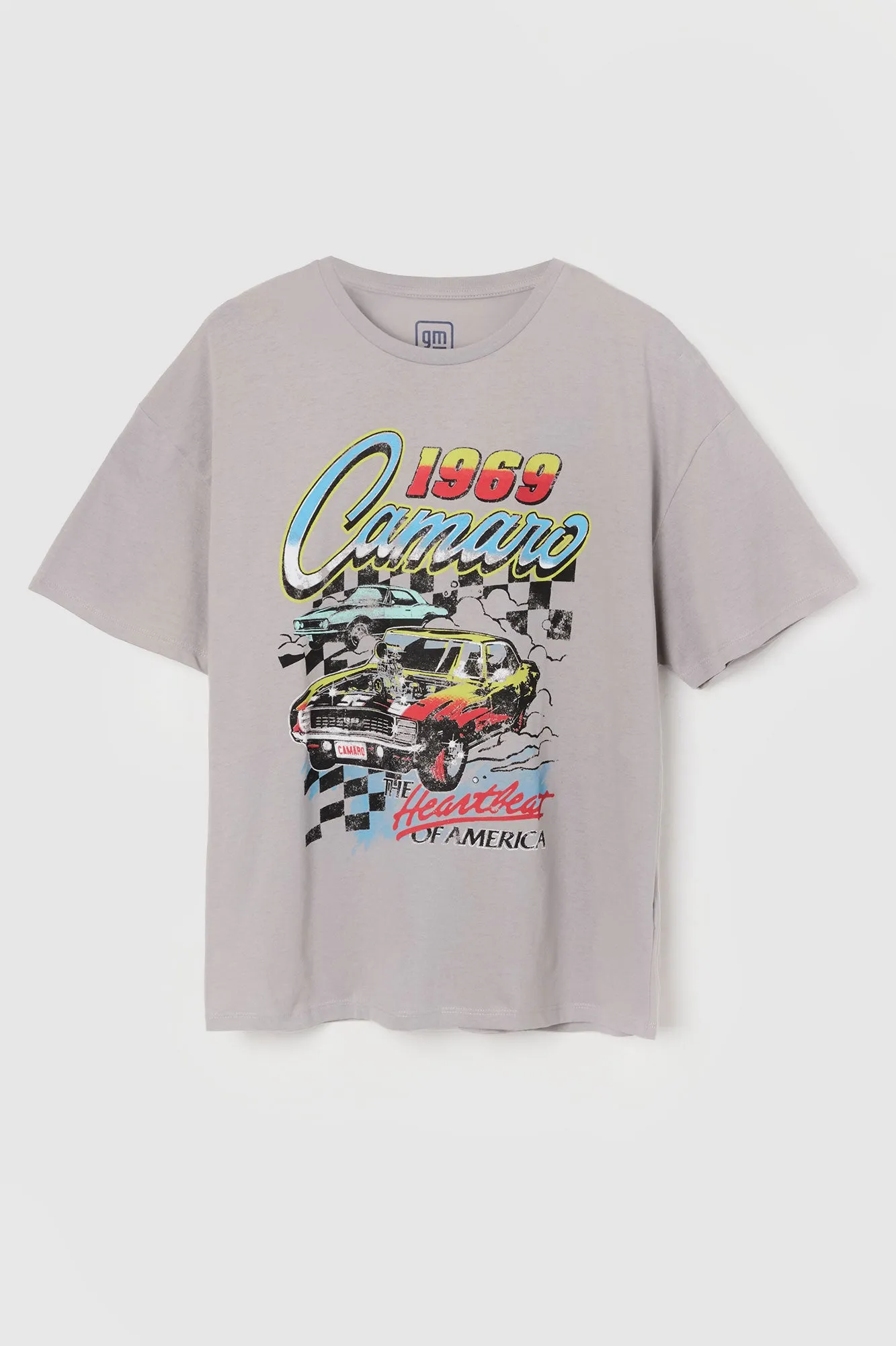 1969 Camaro Graphic Boyfriend T-Shirt sold by Urban Planet product image thumbnail 4