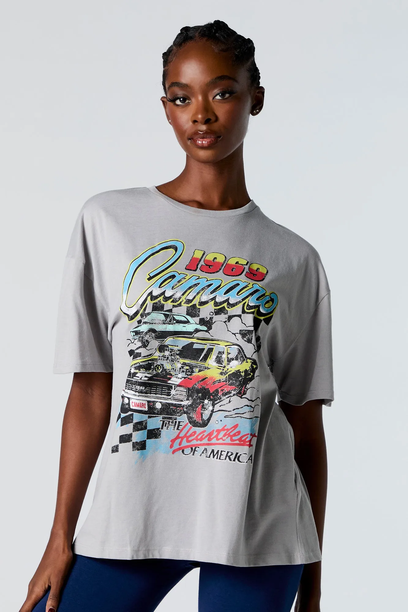 1969 Camaro Graphic Boyfriend T-Shirt sold by Urban Planet