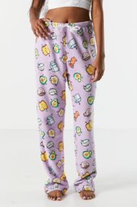 Breakfast Print Plush Pajama Pant sold by Urban Planet