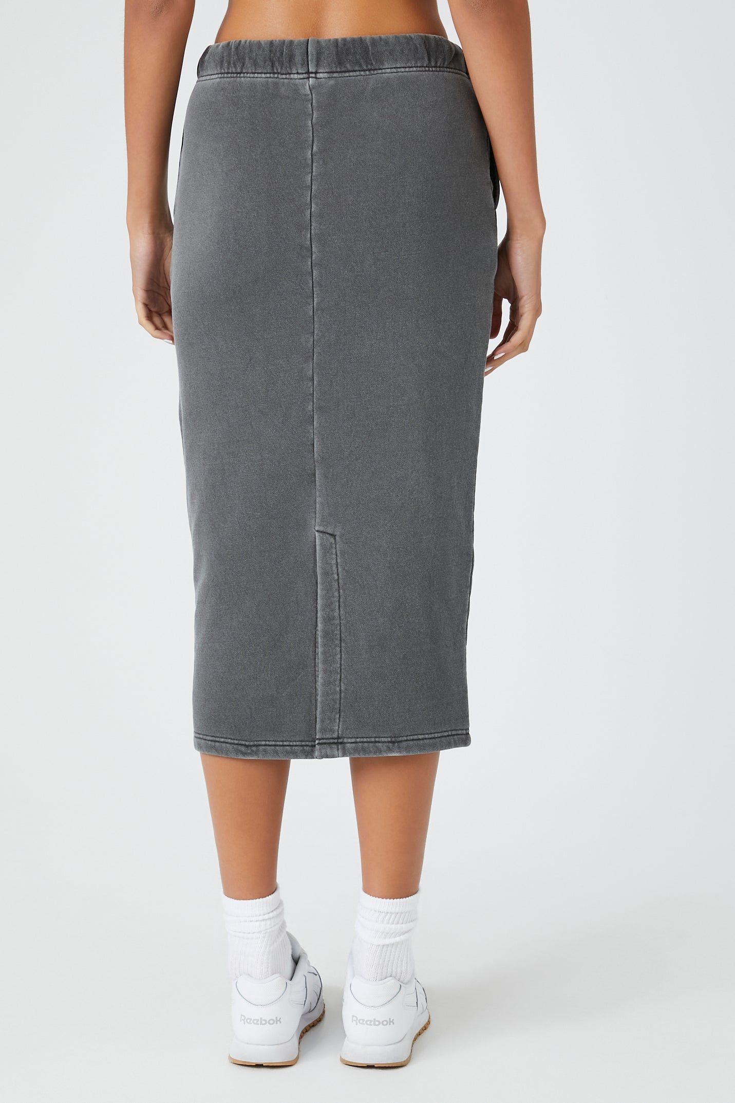 Fleece Mineral Wash Midi Skirt sold by Urban Planet product image thumbnail 9