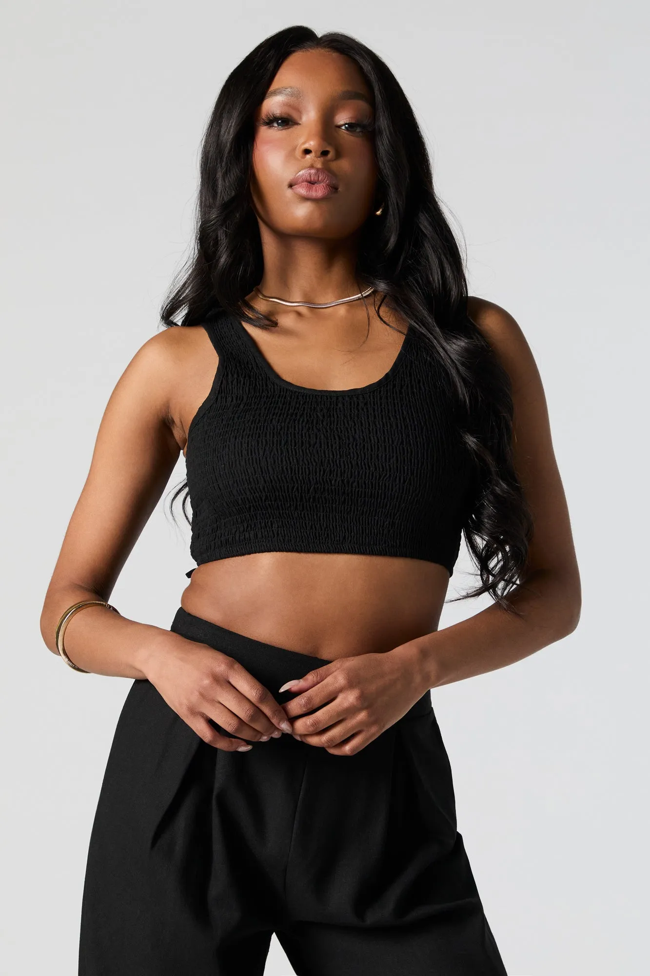 Débardeur texturé court sold by Urban Planet product image thumbnail 4