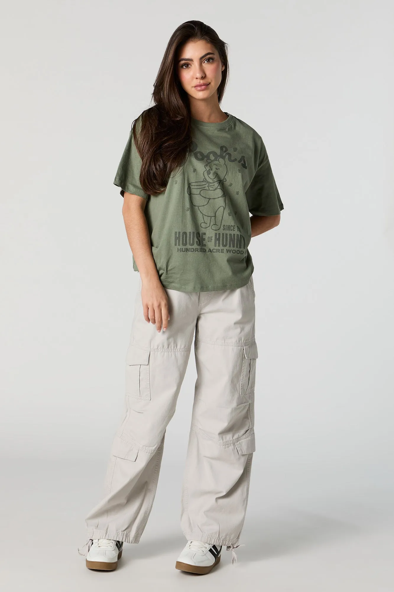 Pooh's House of Hunny Graphic Boyfriend T-Shirt sold by Urban Planet product image thumbnail 3