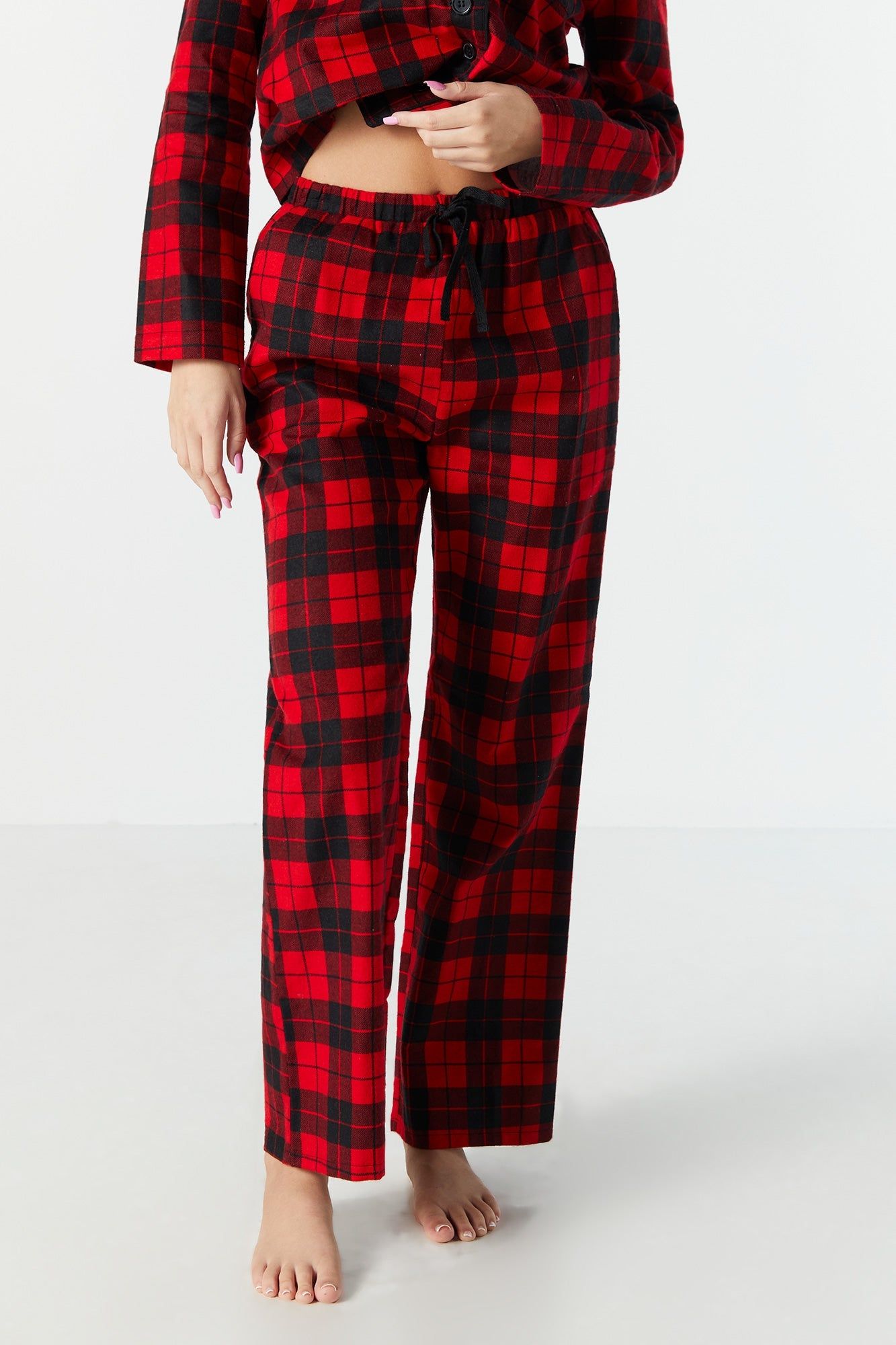 Pyjama deux-pièces en flanelle à imprimé sold by Urban Planet product image thumbnail 2