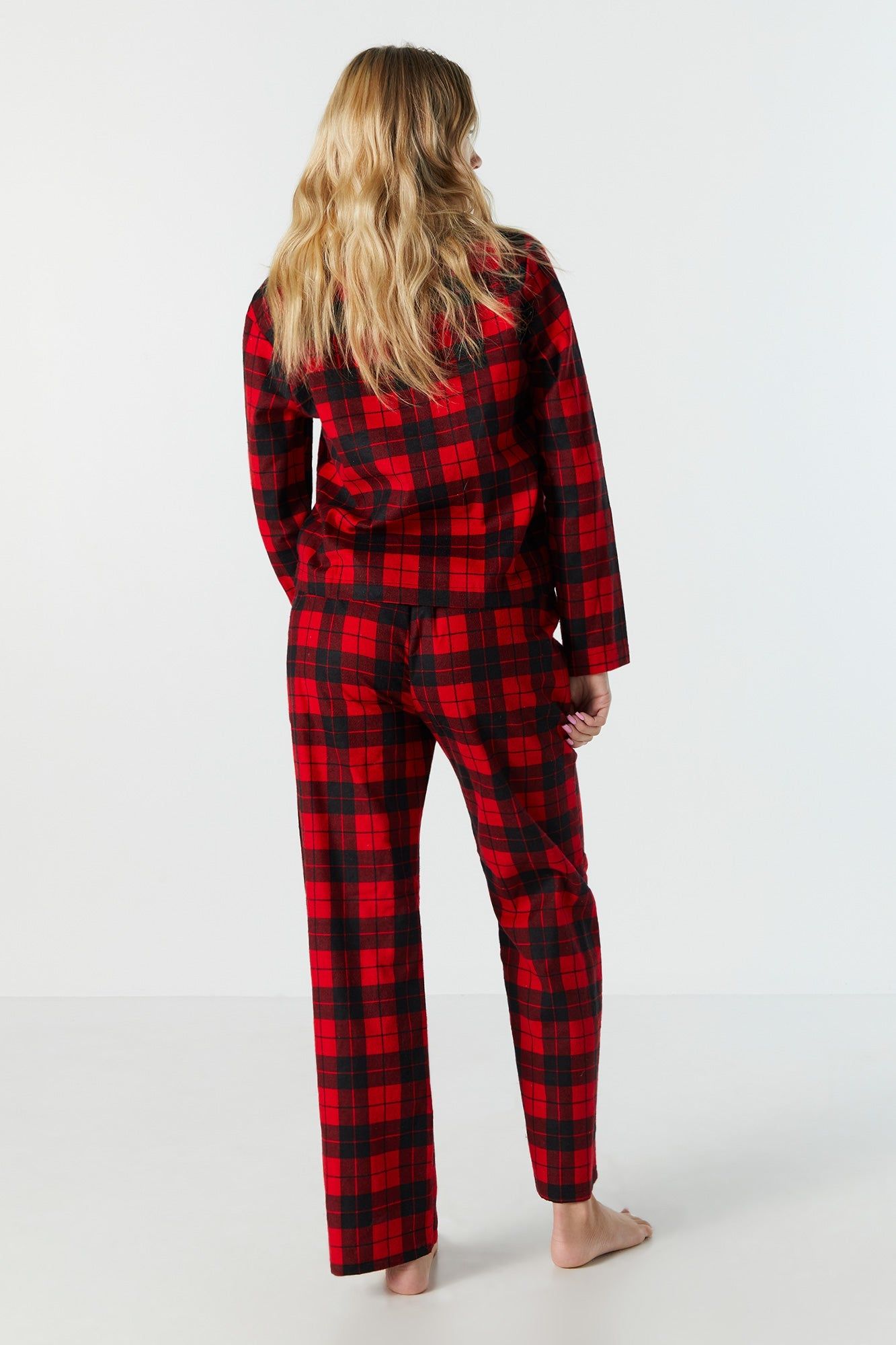 Pyjama deux-pièces en flanelle à imprimé sold by Urban Planet product image thumbnail 3