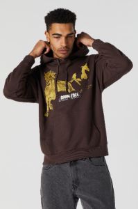Roam Free Run Wild Graphic Hoodie sold by Urban Planet