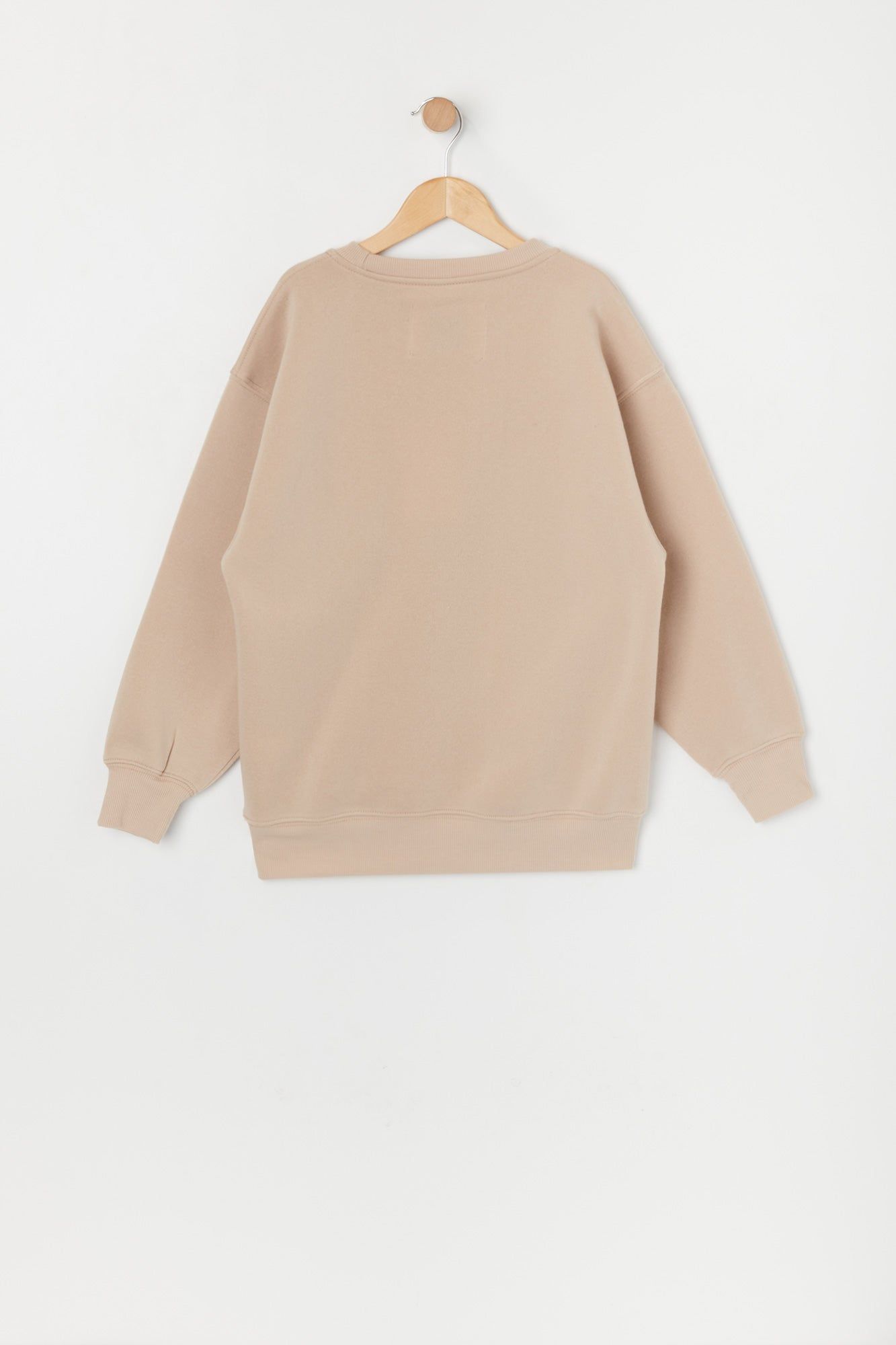 Girls Cute Vibes Embroidered Fleece Sweatshirt sold by Urban Planet product image thumbnail 2