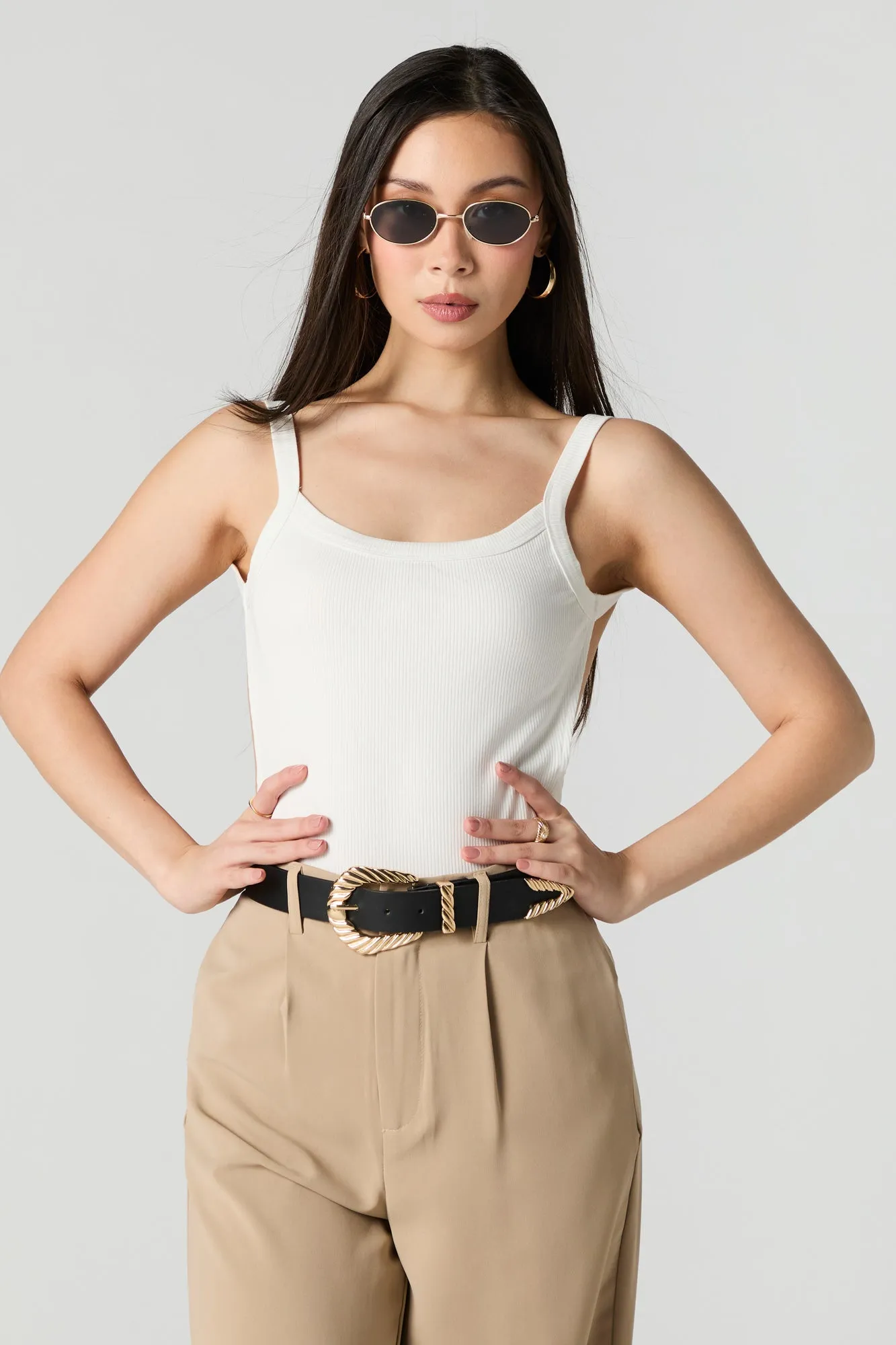 Maillot côtelé à dos ouvert sold by Urban Planet product image thumbnail 5