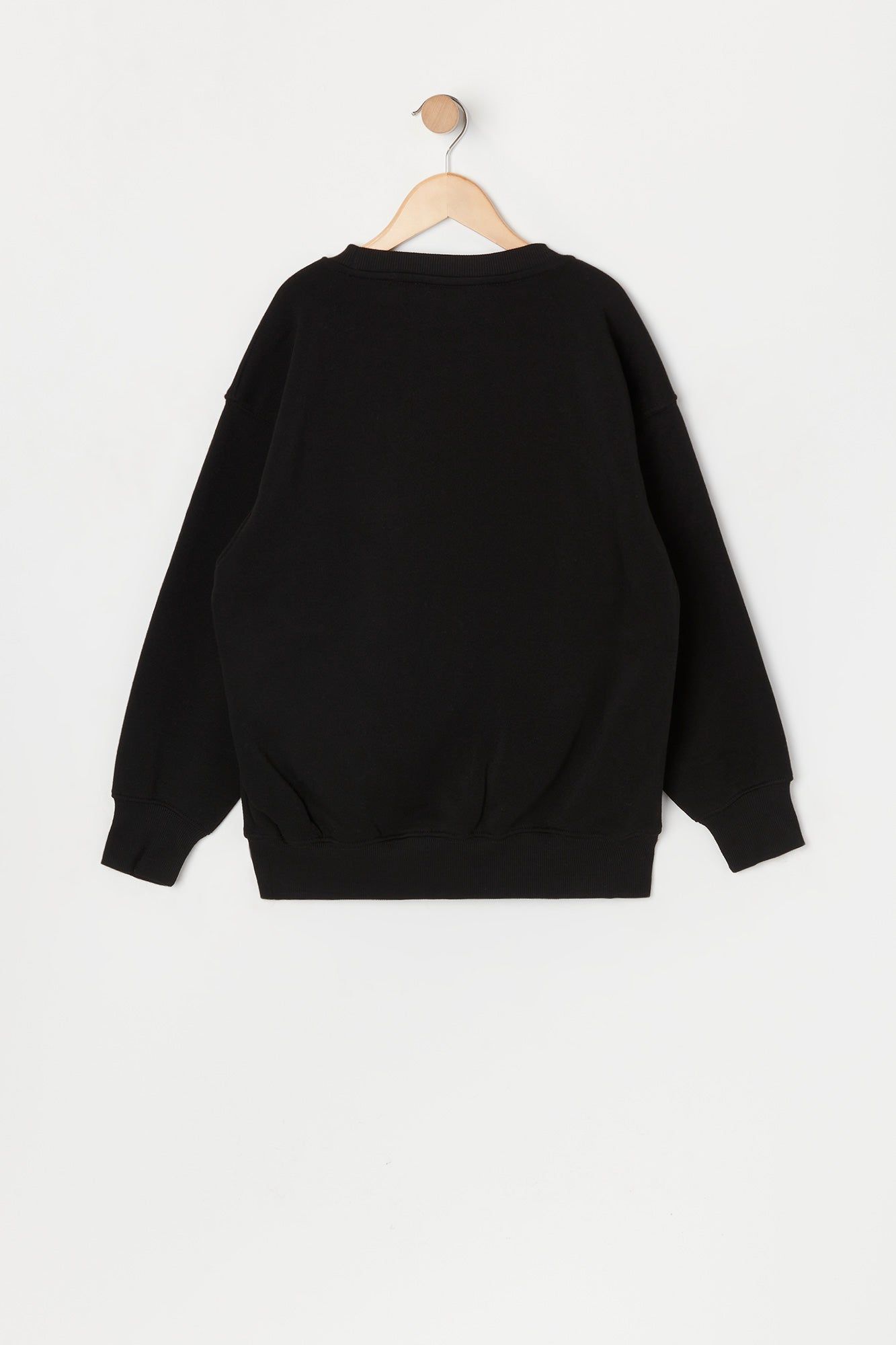 Barbie™ The Movie Girls Black Graphic Fleece Sweatshirt sold by Urban Planet product image thumbnail 2